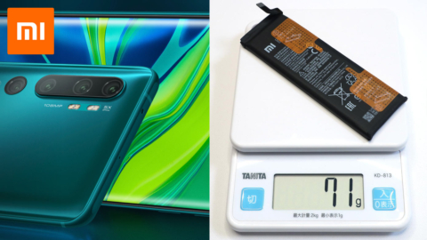 【分析】重さの理由は? ヘビー級「日本版 Xiaomi Mi Note 10」の美しき重量配分。